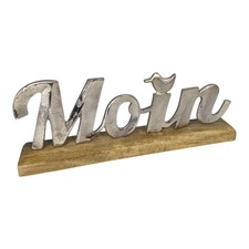 Moin Schriftzug Aluminium auf