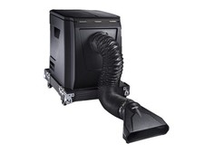 DJ Power H-X3 Trockeneis Bodennebel Maschiner inkl. Case Nebel Fog Dry ICE