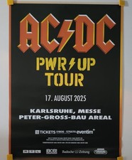 original AC/DC PWR UP Tour Konzertplakat Poster 17.8.2025 Karlsruhe