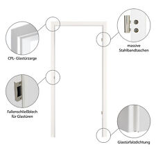 Glastürzarge Höhe 1985 mm  Zarge für Glastüren Türzarge Rahmen Türrahmen Glastür