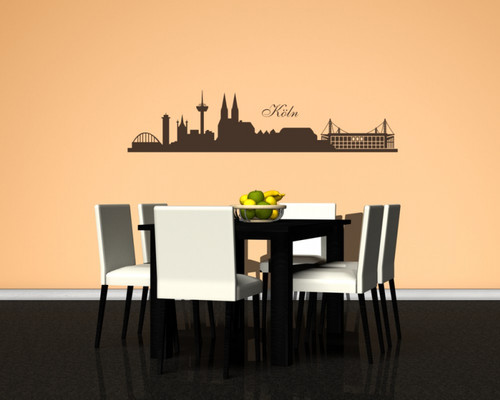 Wandtattoo köln skyline - wandtattoo,