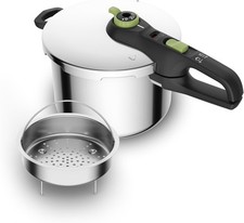 Tefal P2580702 Secure Trendy Schnellkochtopf 6 L mit Korb, Nageleu und OVP