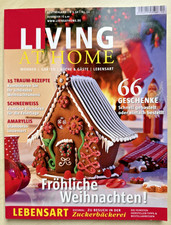 LIVING AT HOME 12 2008 * Weihnachten * Geschenke * Rezepte * Deko * Amaryllis *