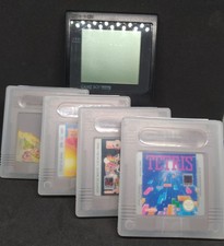 Gameboy Pocket schwarz inkl. Spiele Bundle Super Mario Land 2 Tetris F1 Race
