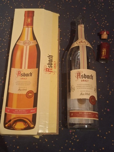 Verkauf 3liter asbach flasche - asbach,