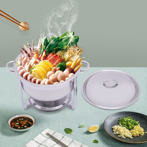 5liter edelstahl chafing dish - edelstahl,