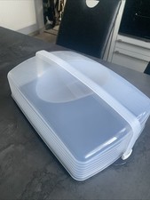 Tupperware XXL Super Bäcker breiter Kuchenbehälter Tortenbehälter transparent
