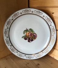 Kuchenplatte , Obstteller mit