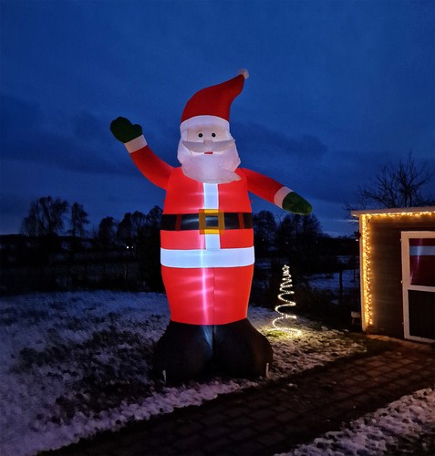 Xxl led weihnachtsmann - led,
