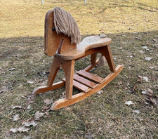 Schaukelpferd Holz 60/70er