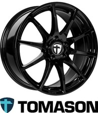 4x Tomason TN1 7X17 4/100 ET38 Black Painted
