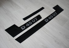 Deutz D4507 Aufkleber silber