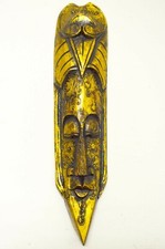 Maske 50 cm gold Wanddeko