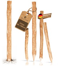 Zaunpfosten Holz Haselnuss 5