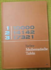 Mathematische Tafeln, Sieber