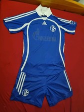 Trikot, Set,Fußball, Fußballsatz, Trikotset, Schalke 04, Adidas, Größe 176/XS