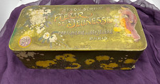 antike alte Seifenschachtel FLEUR DE JEUNESSE PARIS floral japanisch 1920er Jahr