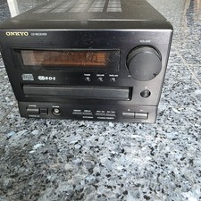 Onkyo CR-185 CD-Receiver  schwarzer Receiver mit integriertem CD-Player