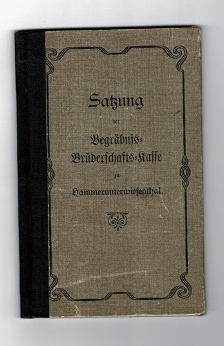 Satzung der begräbnis - satzung,