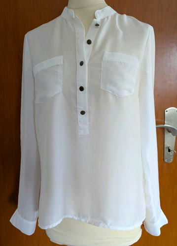Damen bluse weiß leicht - bluse,,