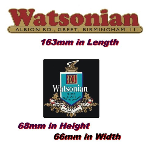 Watsonian aufkleber - 2,
