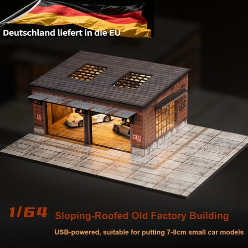 Diorama auto garage - 1/64,