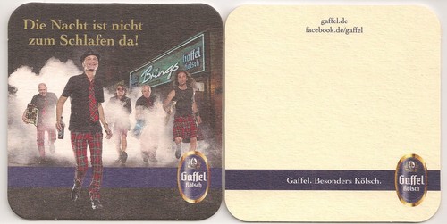 Gaffel kölsch bierdeckel - kölsch,