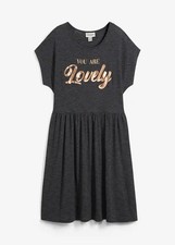 Shirtkleid mit Print aus