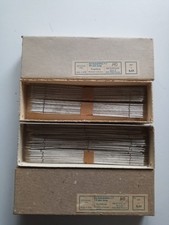 VEB PLASTICART Oberleitung Fahrdraht  1/1  190mm - 112 Stück in 2 Kartons