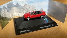 Herpa BMW 325i Cabrio E36 hellrot "BMW Werbemodell zur Markeinführung '93"  1:87