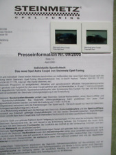 Steinmetz Opel Tuning 9/2000
