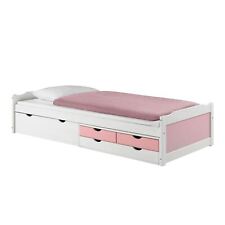 Bett mit Stauraum Kinderbett Gästebett 4 Schubladen Bett 90x200 cm