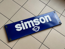 Simson DDR Emailschild Service VEB IFA Kombinat Kundendienst Werkstatt