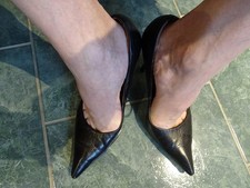 Pumps Leder EU38 getragen