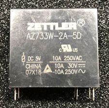 Zettler AZ733W-2A-5D Printrelais 5VDC 2xNO Schließer 10A 250VAC