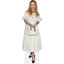 Kathryn Newton (White Dress) Pappaufsteller lebensgross