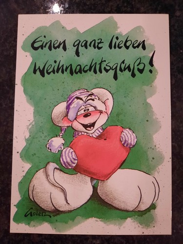 Diddl weihnachtspostkarte - diddl,