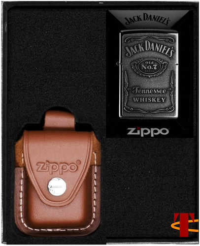 Zippo set jack daniel label - set,