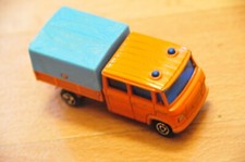 Majorette Mercedes Benz 409D Doka mit Pritsche und Plane SELTEN RARE 509