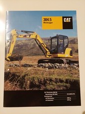 Caterpillar CAT 304.5 Minibagger Prospekt 2001