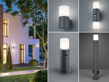 Außenlampen mit & ohne Bewegungsmelder Gartenleuchten mit Strom Gehweglampen
