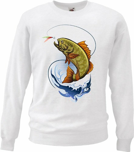Sweatshirt forelle karpfen - sweatshirt,