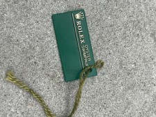 #1289 ORIG. ROLEX 16613 SUBMARINER P294310 SWIMPRUF HANG TAG ANHÄNGER SCHILD