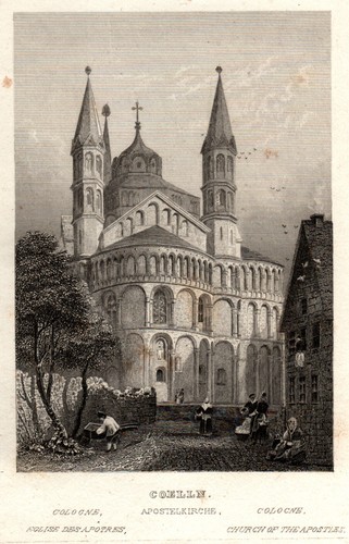 Köln apostelkirche original - köln,