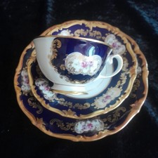 Reichenbach* 1 Kaffee/Tee-  Sammelgedeck* Echt Kobalt * neuwertig *