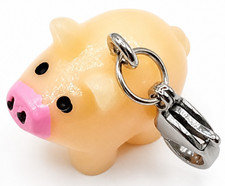 Schwein charm clip anhänger - schwein,