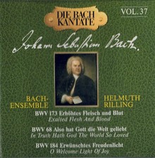 Johann Sebastian Bach Kantaten Rilling Vol.37 (Hänssler Classic, CD)