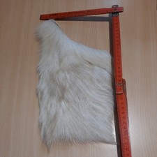 Echtes Fell Rest Zieg  ca von 2 - 28 x 14cm Top