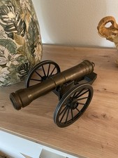 Alte Deko Kanone Messing 30 cm Lang