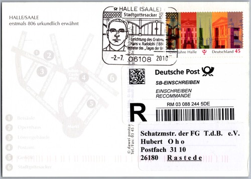 Postkarte sst tag der - tag,